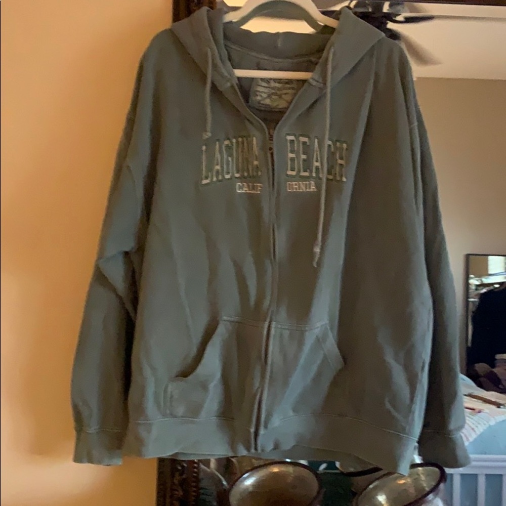 Olive green hoodie